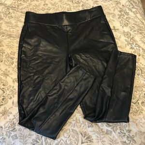 Loft fake leather leggings